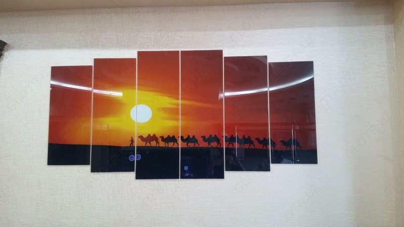 Модульная картина из стекла