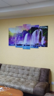 Модульная картина из стекла