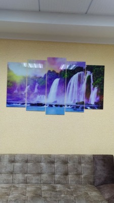 Модульная картина из стекла