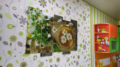 Модульная картина из стекла