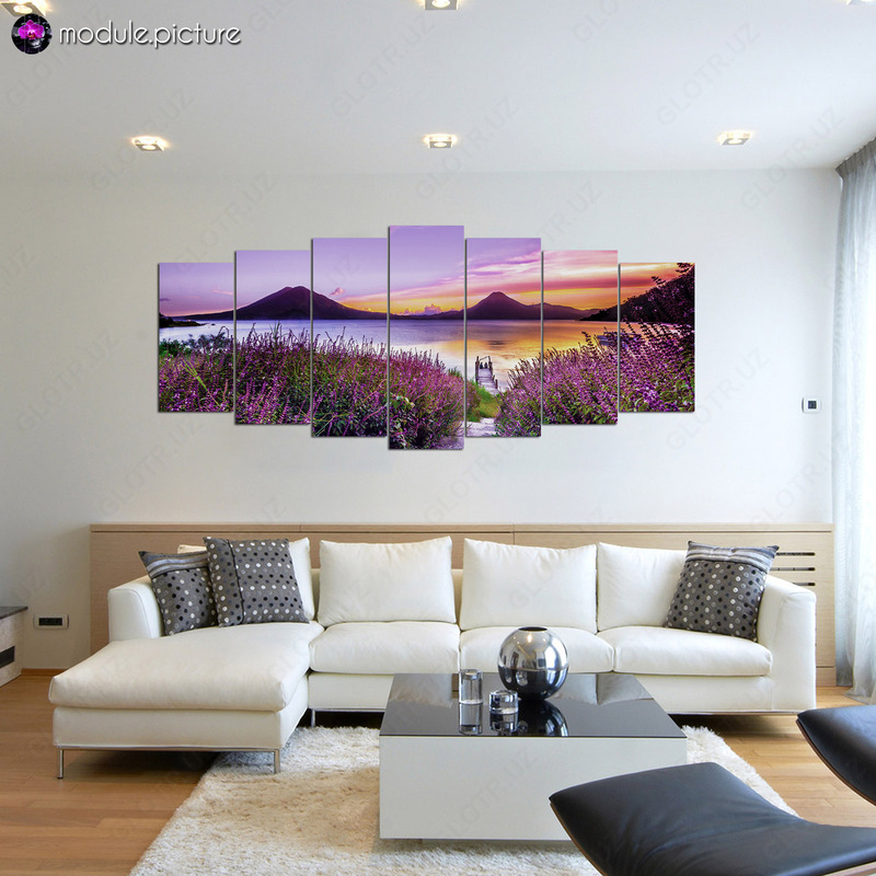 Модульная картина из стекла