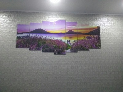 Модульная картина из стекла