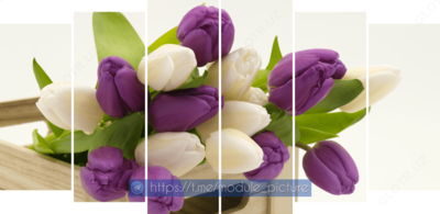 Модульная картина из стекла