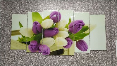 Модульная картина из стекла