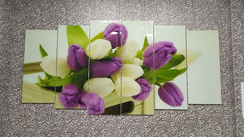 Модульная картина из стекла