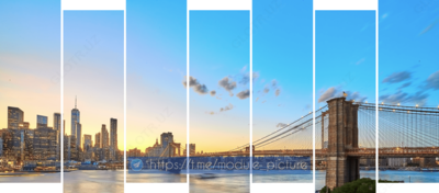 Модульная картина из стекла