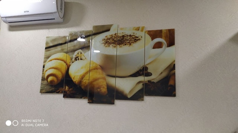 Модульная картина из стекла