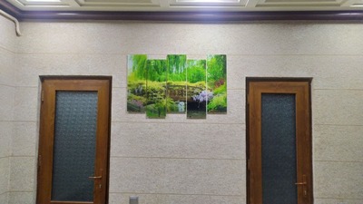 Модульная картина из стекла