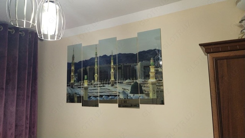 Модульная картина из стекла