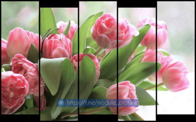 Модульная картина из стекла