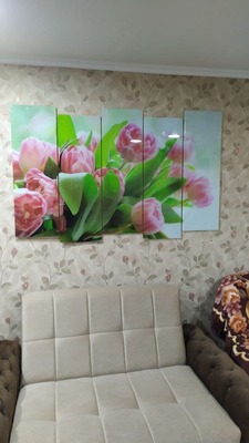 Модульная картина из стекла