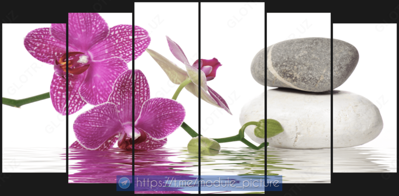 Модульная картина из стекла