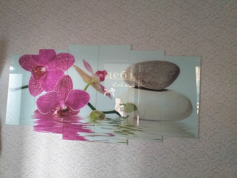 Модульная картина из стекла