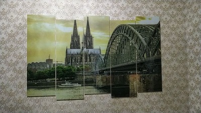 Модульная картина из стекла