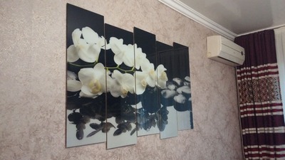 Модульная картина из стекла