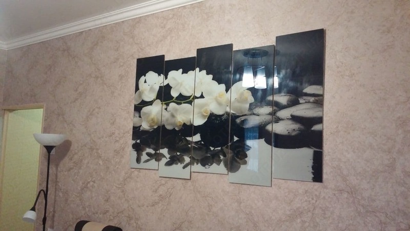 Модульная картина из стекла