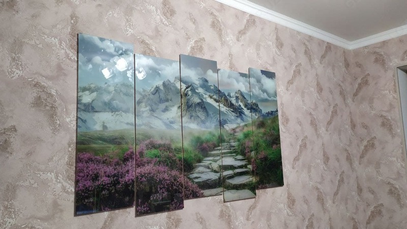 Модульная картина из стекла