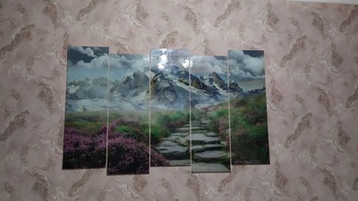 Модульная картина из стекла