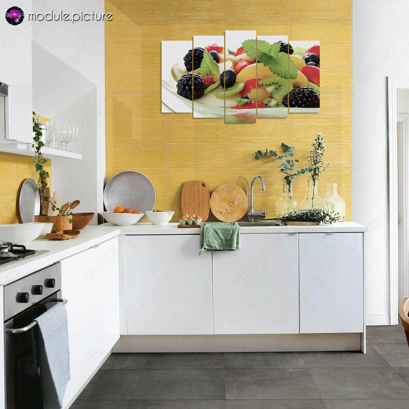 Модульная картина из стекла