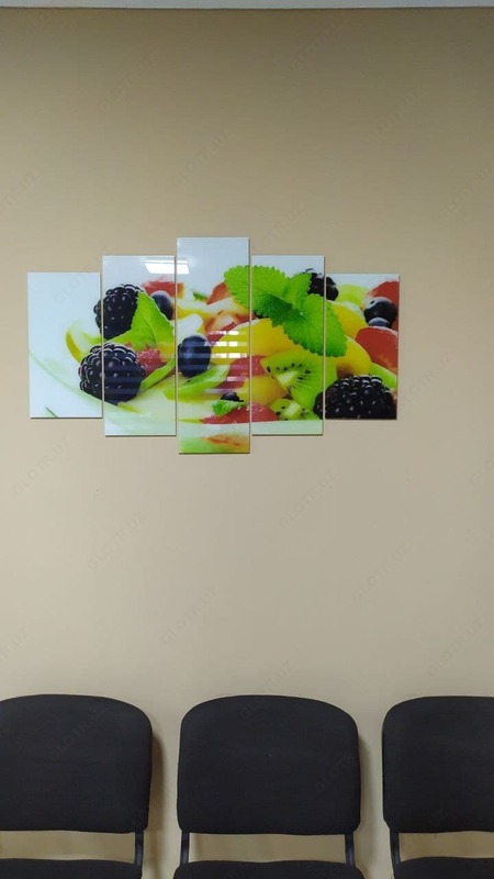 Модульная картина из стекла