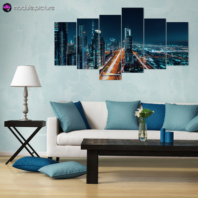 Модульная картина из стекла