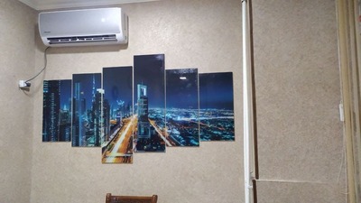 Модульная картина из стекла