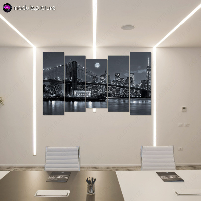 Модульная картина из стекла