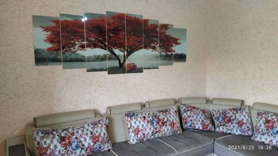 Модульная картина из стекла