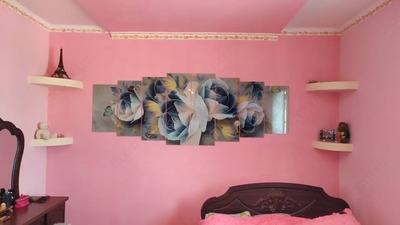 Модульная картина из стекла