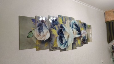 Модульная картина из стекла