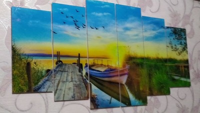 Модульная картина из стекла