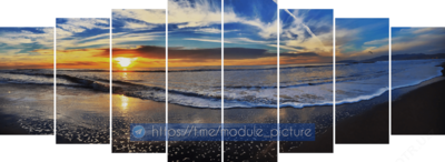 Модульная картина из стекла