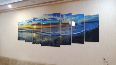 Модульная картина из стекла