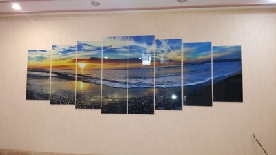 Модульная картина из стекла