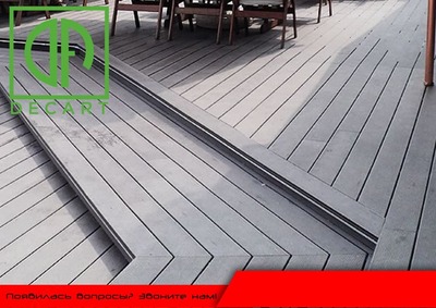 ДПК Доски террасные в европейском дизайне в новом дизайне