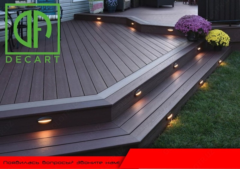 Новый материал Древесно Полимерный Композит пол из дпк - 334 970.4 сум