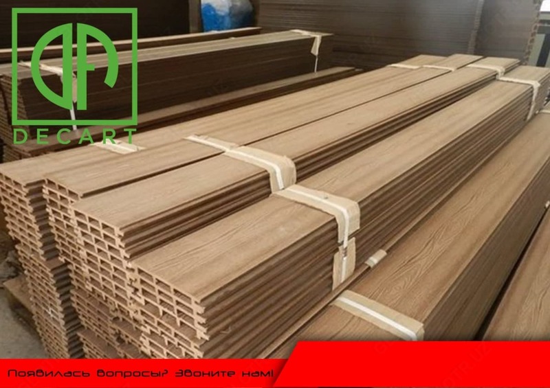 Террасная доска из древесно-полимерного композита пол из дпк
