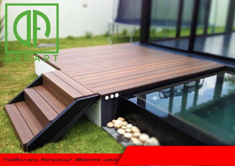 WPC taxta taxta issiqlik bilan ishlangan yog'och - 334 970.4 so'm