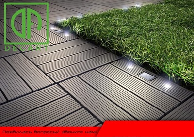 Террасная доска из древесно-полимерного композита (дпк) Decart