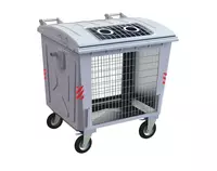 Мусорный контейнер КМТ-770П для стеклянных и полиэтиленовых бутылок