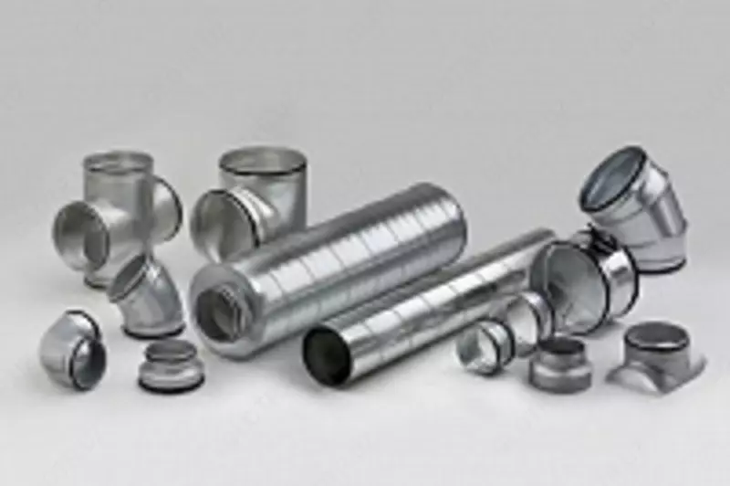 Спирально-навивные оцинкованные воздуховоды