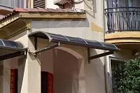 Навес из алюминиевого профиля