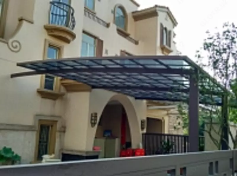 Навес из алюминиевого профиля - по запросу