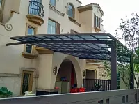 Навес из алюминиевого профиля - по запросу