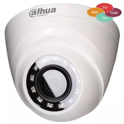 Купольная HDCVI камера Dahua DH-HAC-HDW1000RP-S3 (2.8 мм) для видеонаблюдения