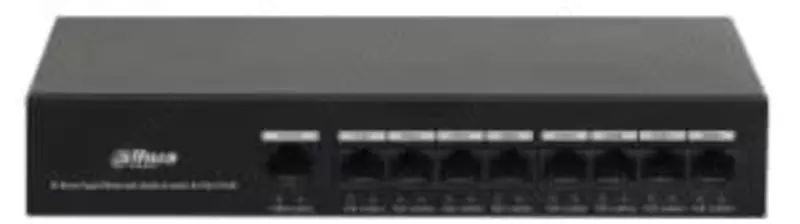 8-ми портовый коммутатор DAHUA DH-PFS3009-8ET-65 ( 8-Poe коммутаторы-SWITCH) - от {0} сум