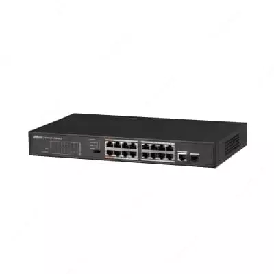16-ти портовый коммутатор DAHUA DH-PFS3117-16ET-135 (16-PoE коммутатор-SWITCH)