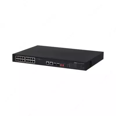 16-ти портовый коммутатор DAHUA DH-PFS3218-16ET-135 (16-PoE коммутатор-SWITCH)