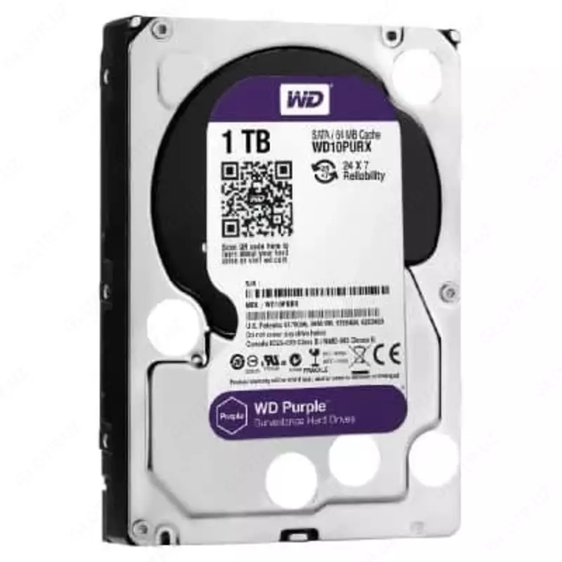 Диск для видеонаблюдения DAHUA WD - Purple - HDD - 1 Tb (Оригинал) - от {0} сум