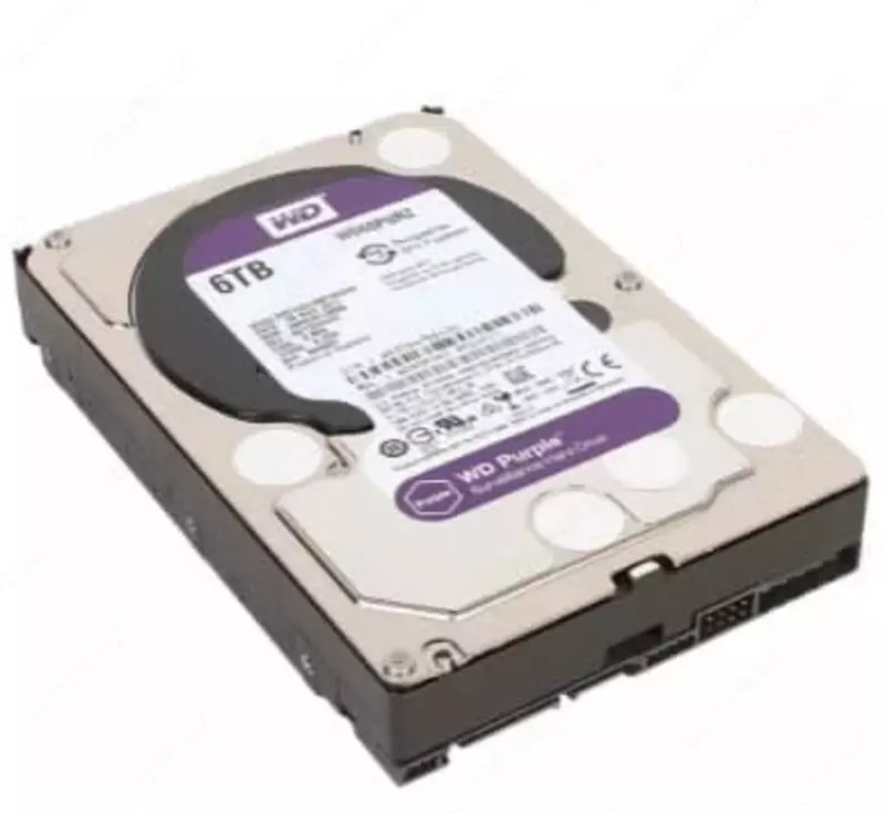 Диск для видеонаблюдения DAHUA WD - Purple - HDD - 6Tb (Оригинал) - от {0} сум